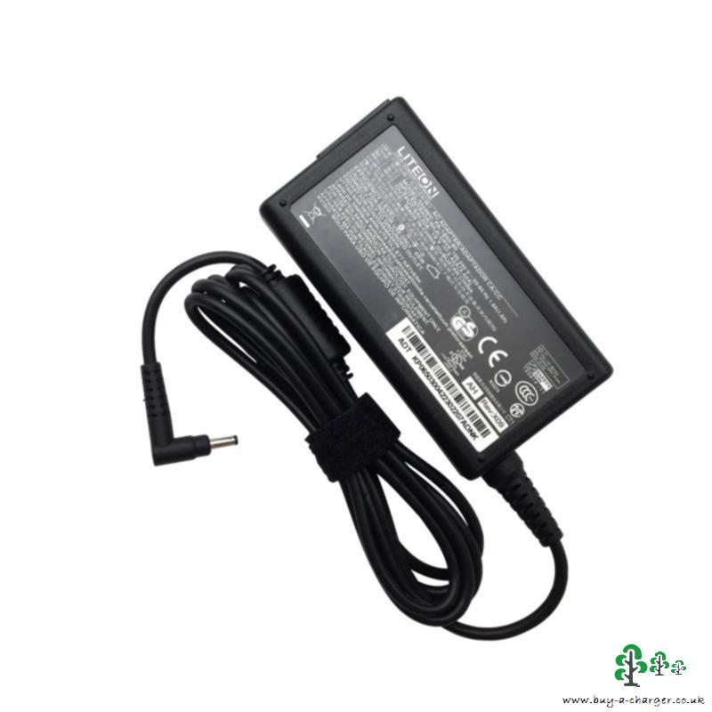 White 65W Acer Aspire P3-131-21292G06as AC Adapter Charger Power Cord