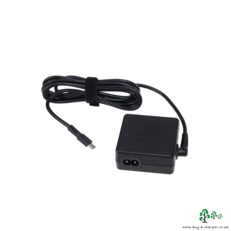 65W USB-C Toshiba Tecra X40-D-110 AC Adapter Charger