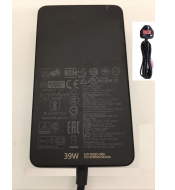 Microsoft Surface 1963 39W for Surface Laptop 6 AC Power Supply Adapter Charger 8J5-00001