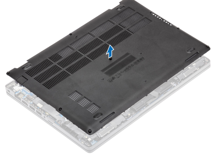 Base cover removed from Dell Latitude 5410