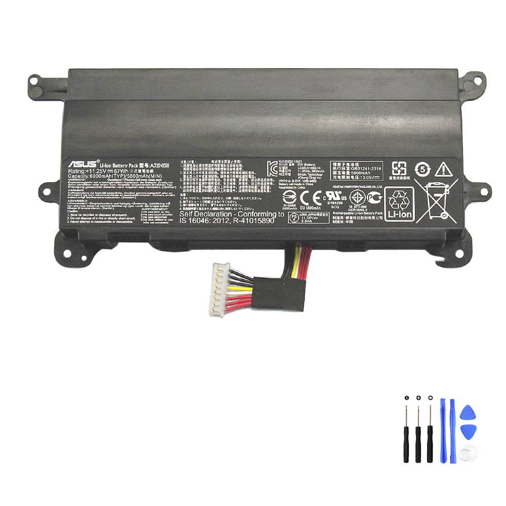 67Wh Asus A32N1511 Battery