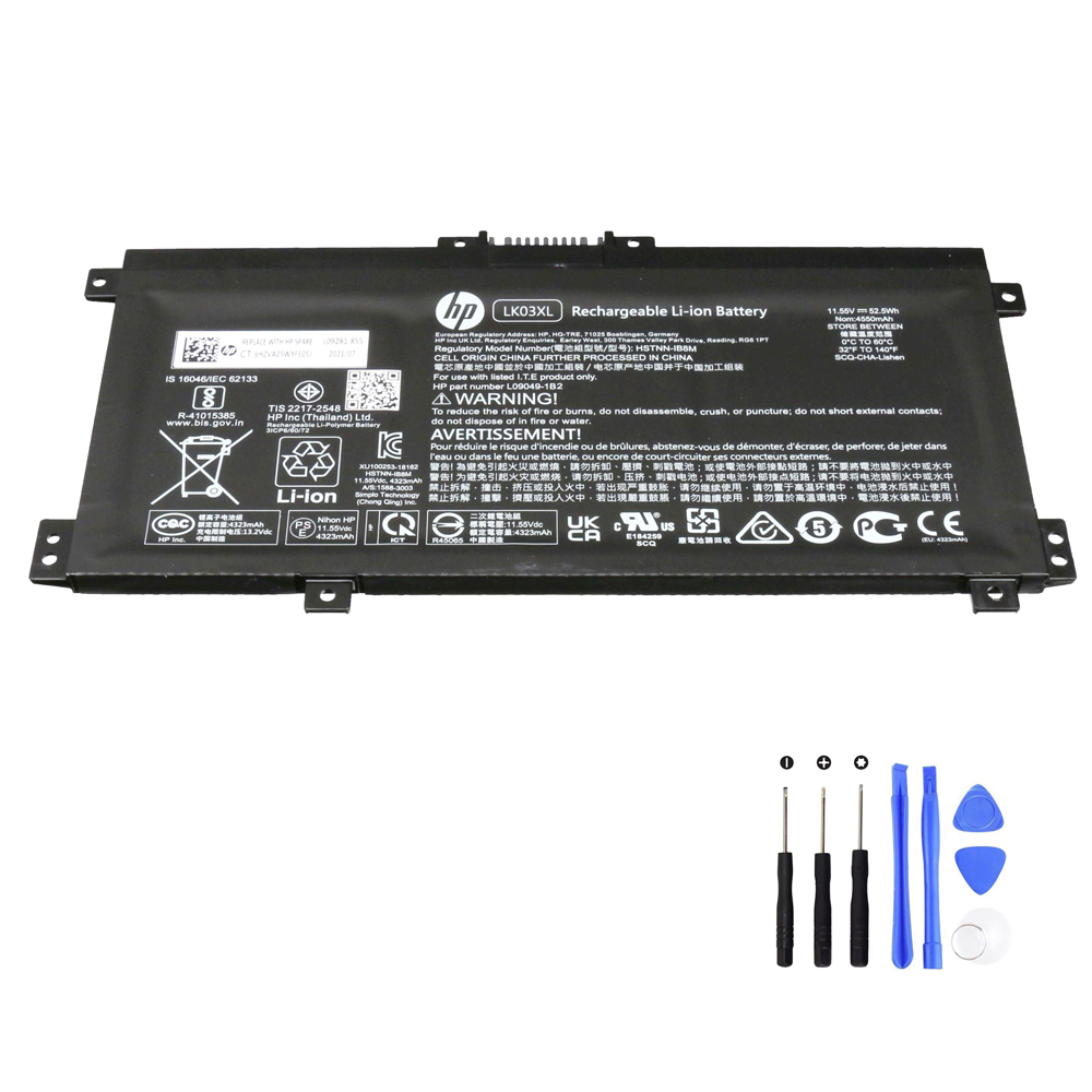 52.5Wh HP LK03XL Battery