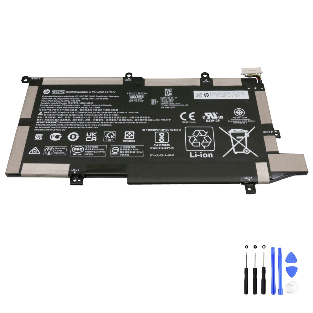 66.52Wh HP WS04XL Battery