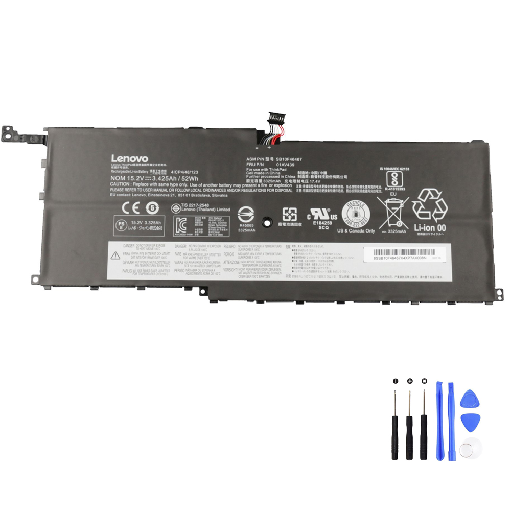 52Wh Lenovo 01AV439 Battery