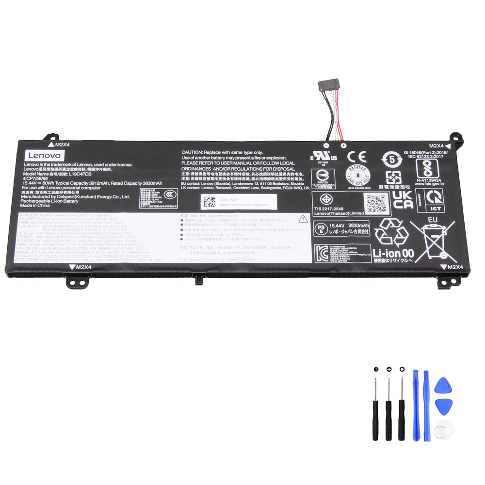 60Wh Lenovo L19C4PDB Battery