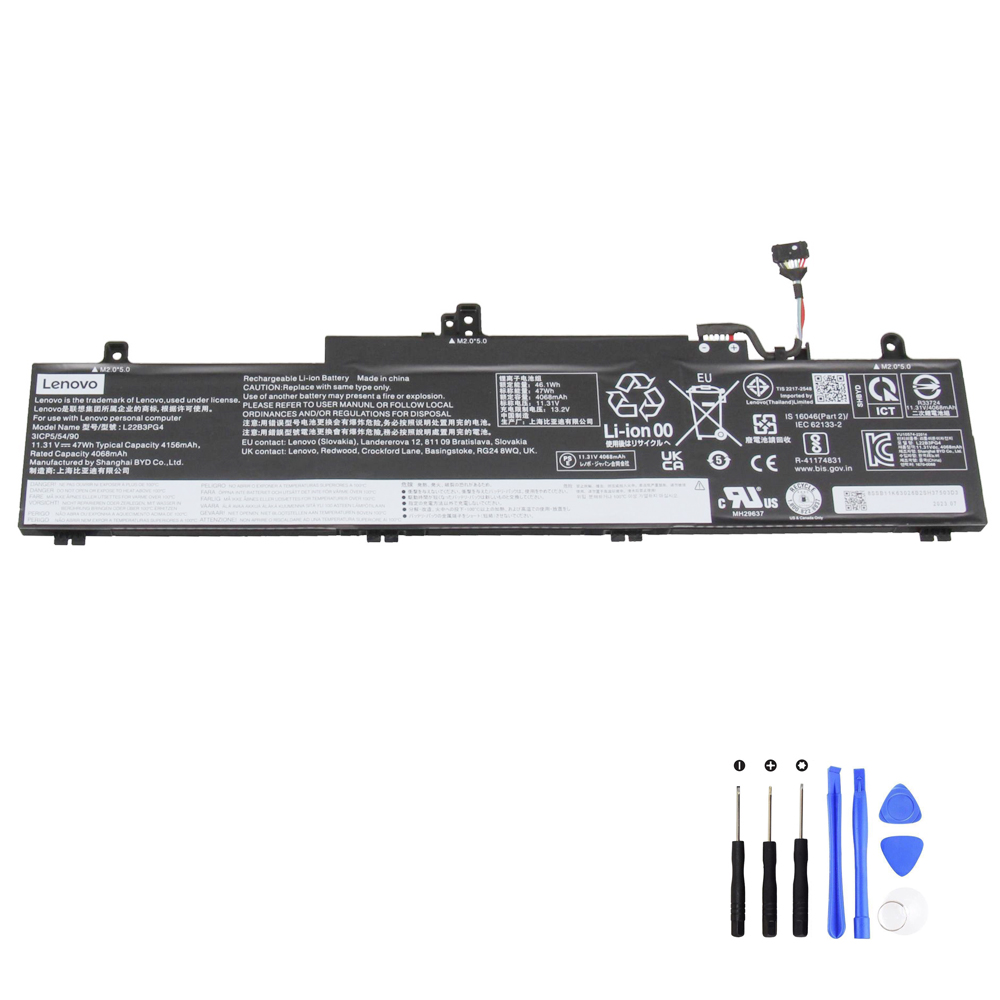 47Wh Lenovo L22B3PG4 Battery