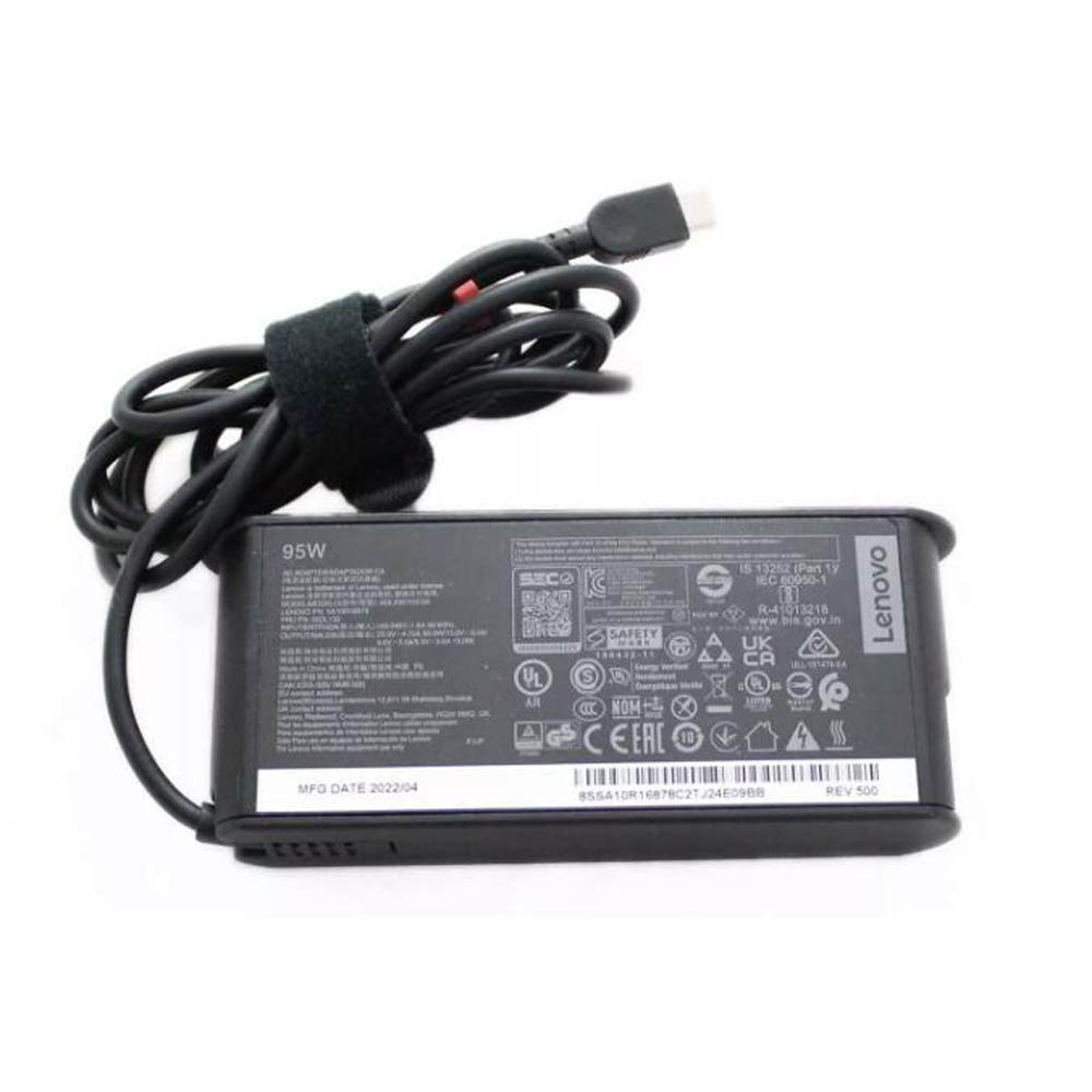 20V 4.75A 95W Lenovo USB-C Adapter Charger Slim - Image 2