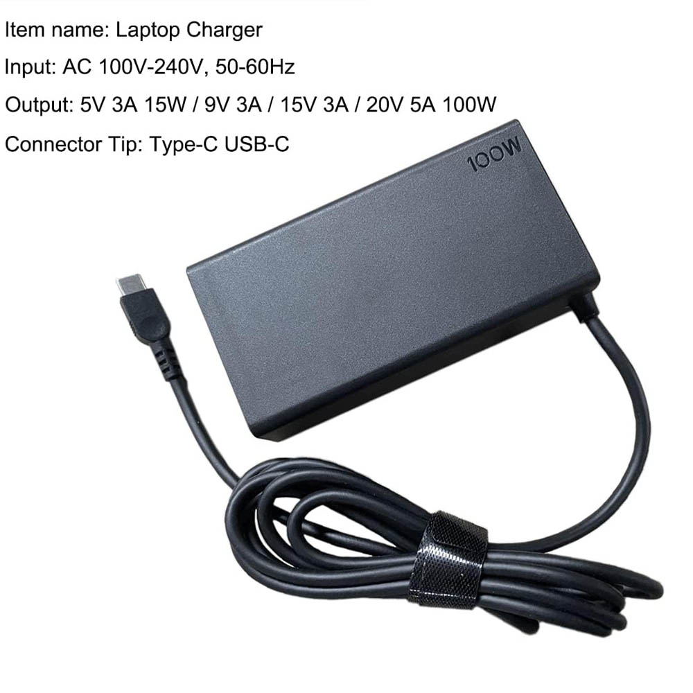 20V 5A 100W Lenovo USB-C Adapter Charger - Image 2