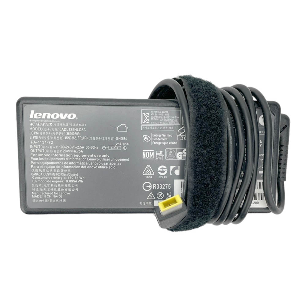 20V 6.75A 135W Lenovo Slim Tip AC Adapter Charger - Image 2