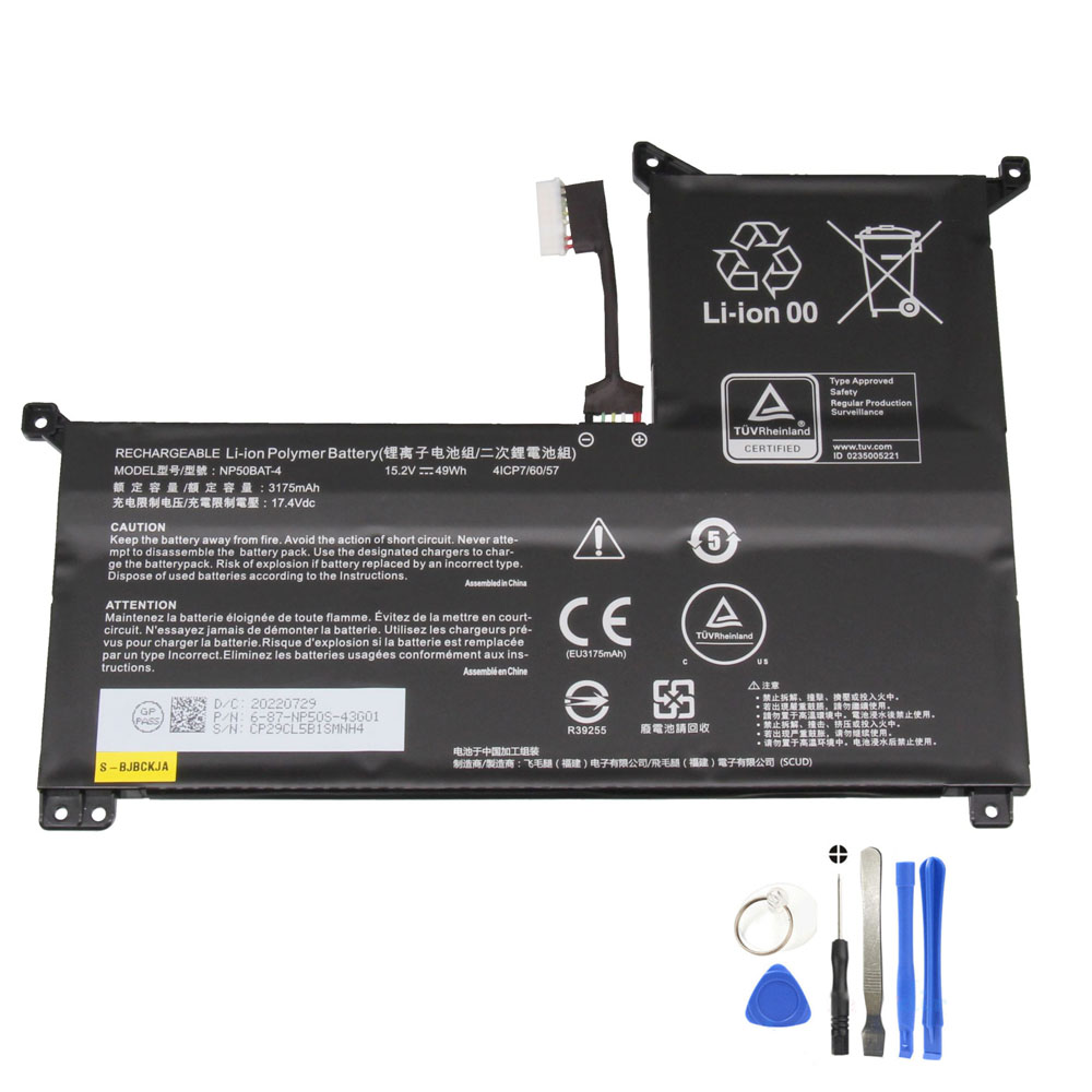 49Wh Medion NP50BAT-4 Battery