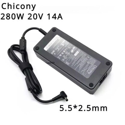20V 14A 280W Chicony 5.5mm 2.5mm AC Adapter Charger - Image 3
