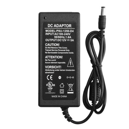 12V 5A 60W Delta 5.5mm 2.5mm AC Adapter Charger - Image 2