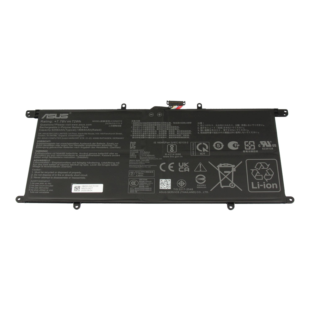 72Wh Asus C22N2312 Battery