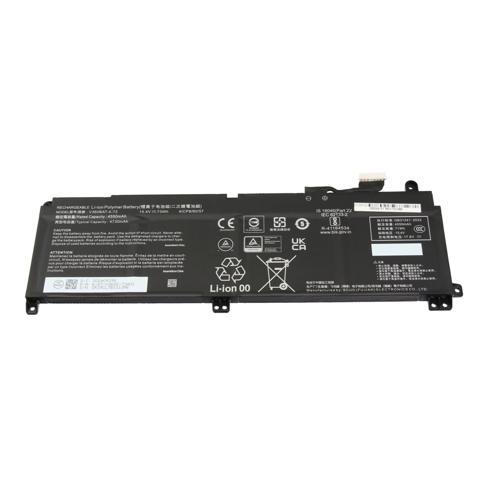 73Wh Gigabyte V360BAT-4-73 Battery