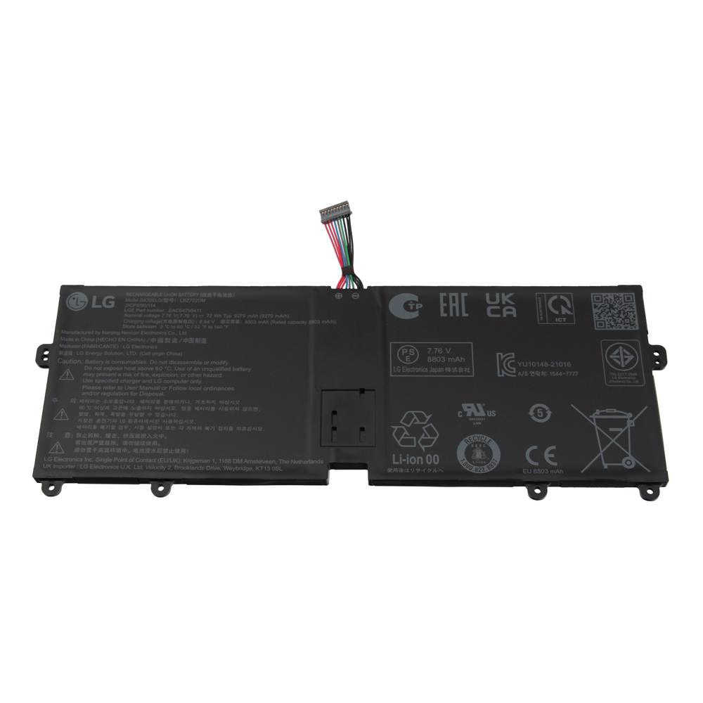 72Wh LG LBZ722DM Battery