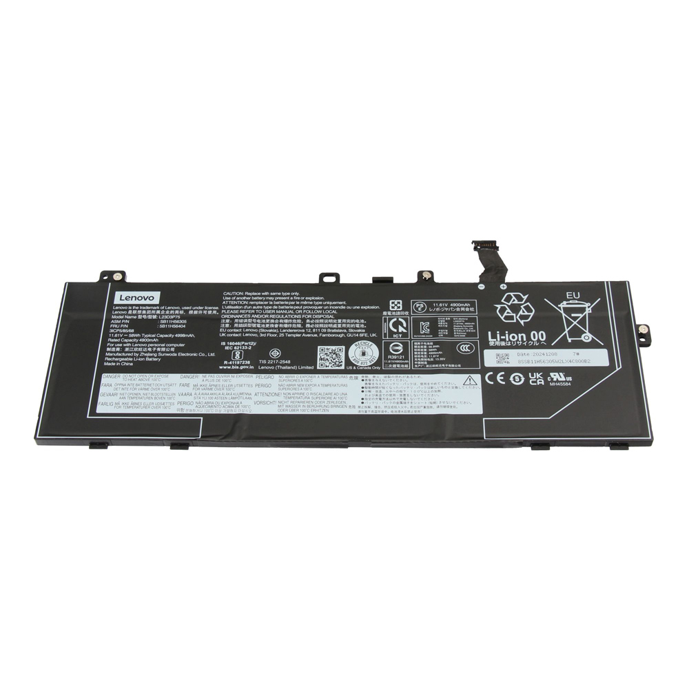 58Wh Lenovo L23D3P75 Battery