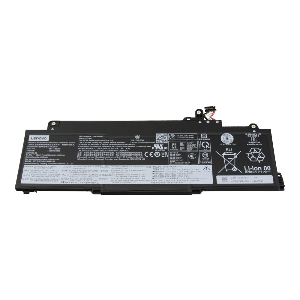 58Wh Lenovo L23D3P76 Battery