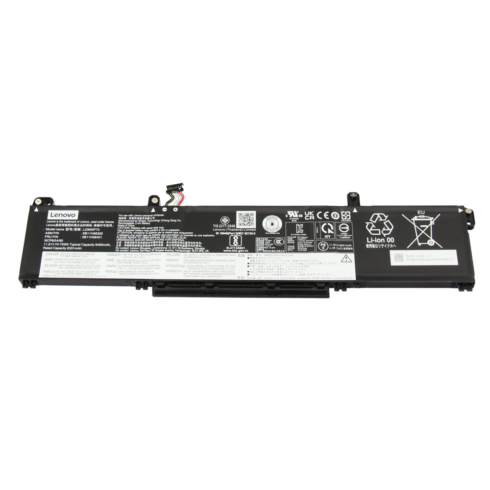 75Wh Lenovo L23M3P73 Battery