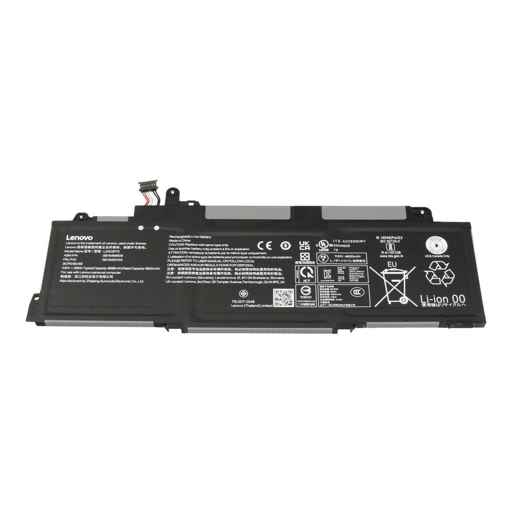 58Wh Lenovo L24D3P73 Battery