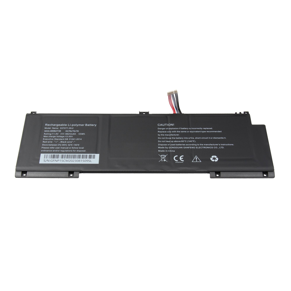 55Wh Medion 537077-3S-2 Battery