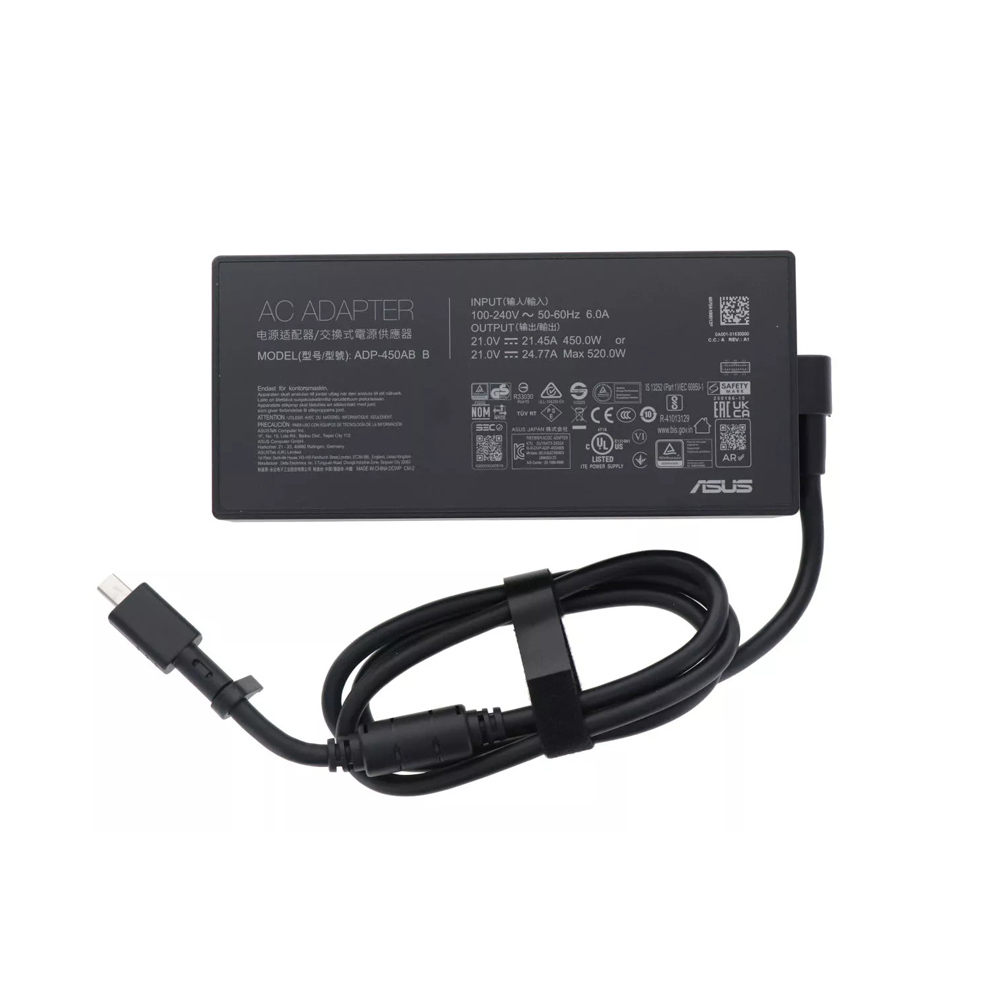 21V 21.45A 450W or 21V 24.77A 520W Asus ADP-450ABB A25-450P1A Rectangle Conn AC Adapter Charger - Image 6