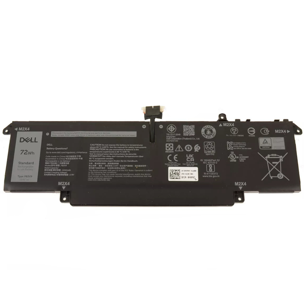 72Wh Dell P83V9 Battery
