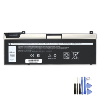 64Wh Replacement Battery for Dell 5TF10