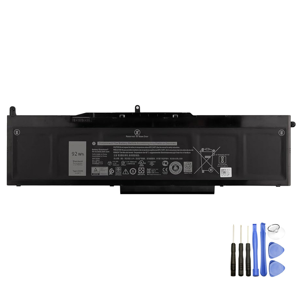 92Wh Replacement Battery for Dell VG93N