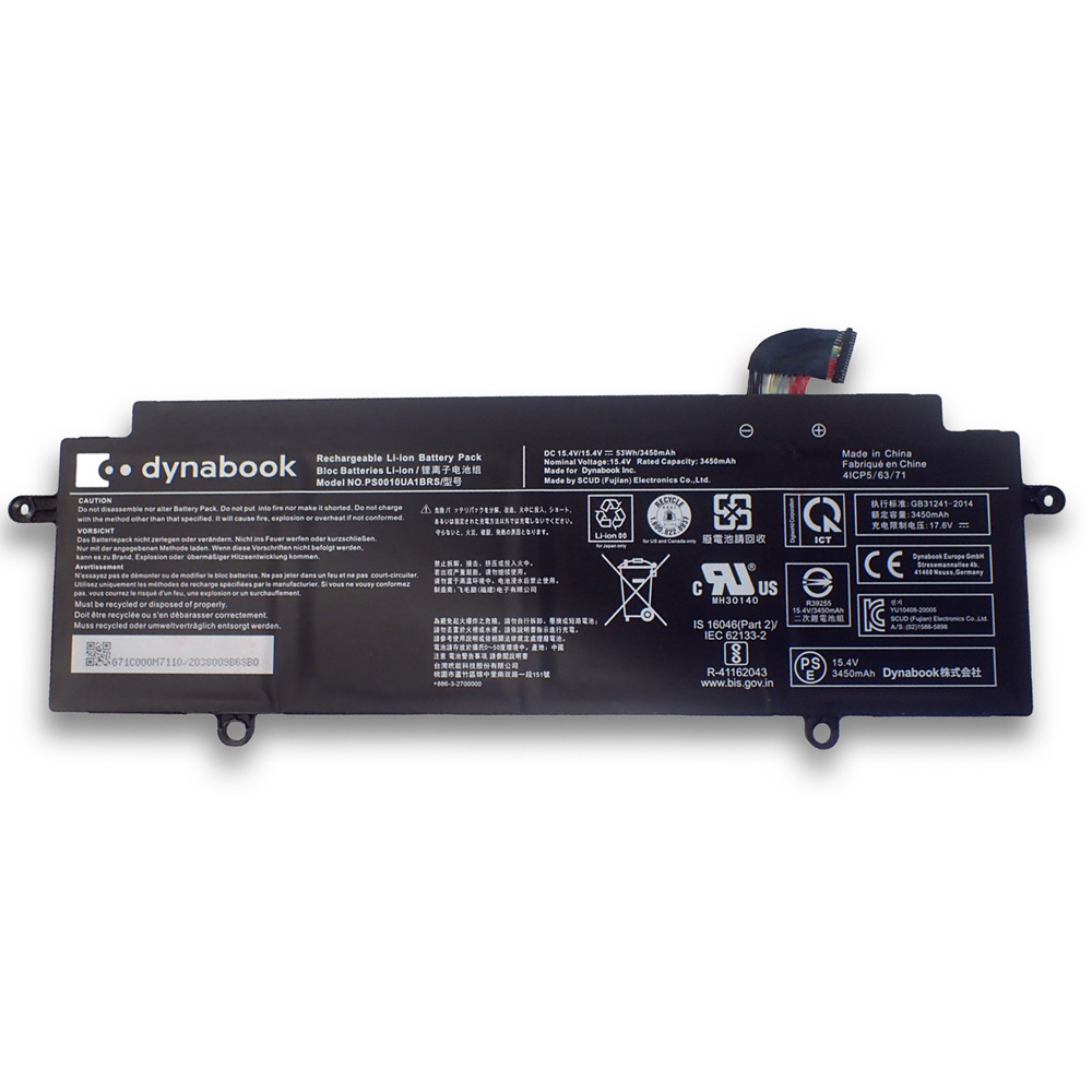 53Wh Toshiba PS0010UA1BRS Battery