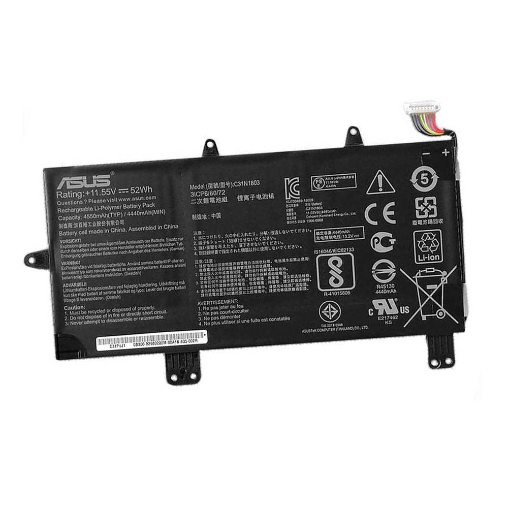 52Wh Asus C31N1803 Battery