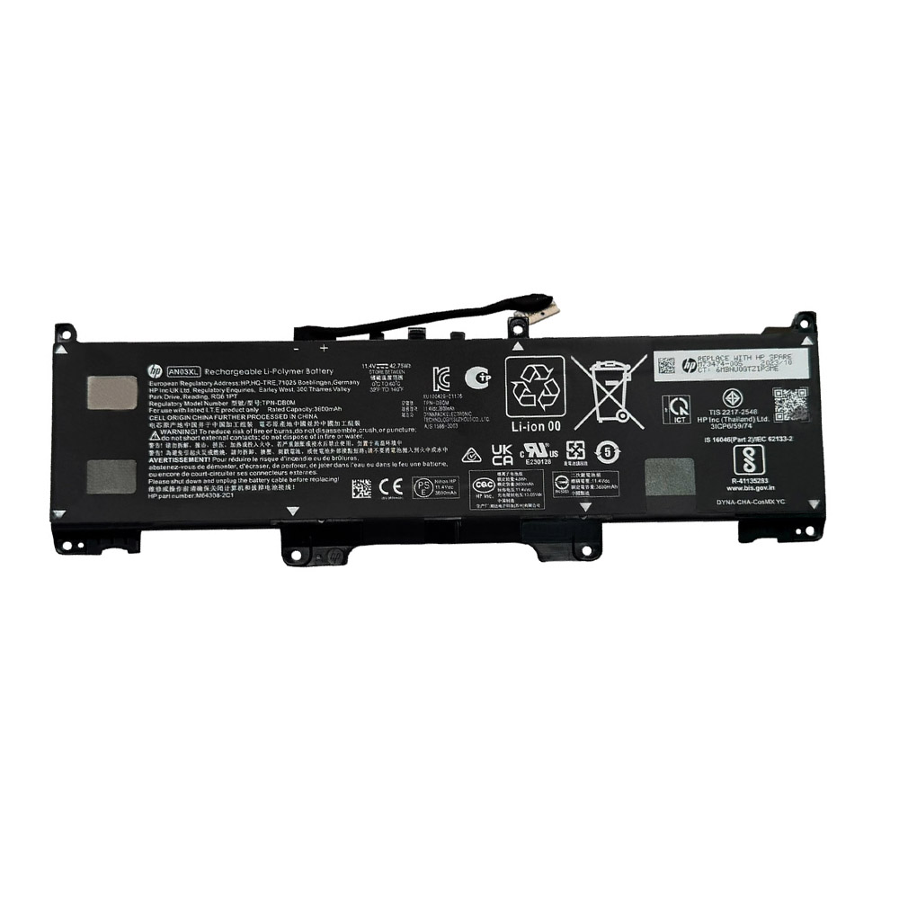 42.75Wh HP AN03XL Battery