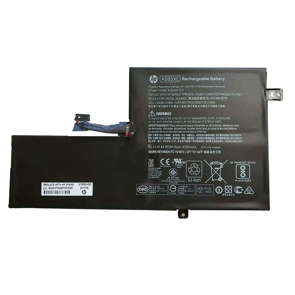 44.95Wh HP AS03XL Battery
