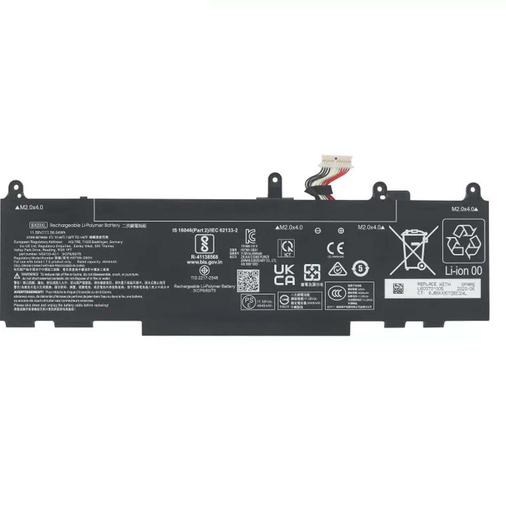 56.04Wh HP BX03XL Battery