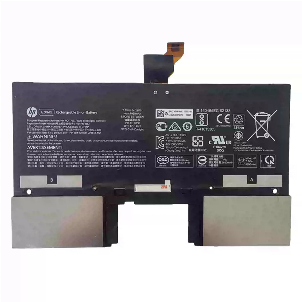 54.28Wh HP GZ06XL Battery