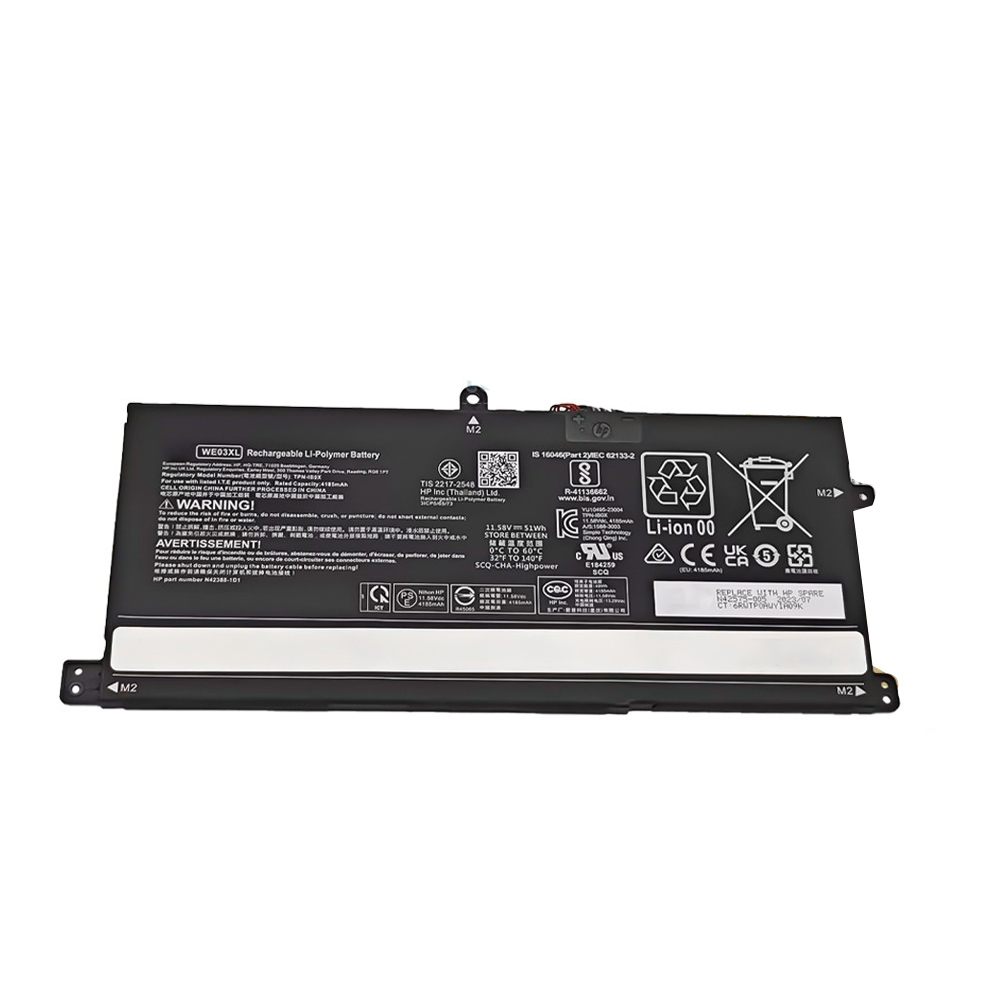 51Wh HP WE03XL Battery