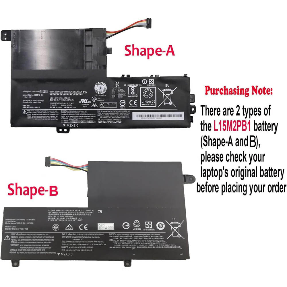 35Wh Lenovo L15M2PB1 B Battery - Image 2