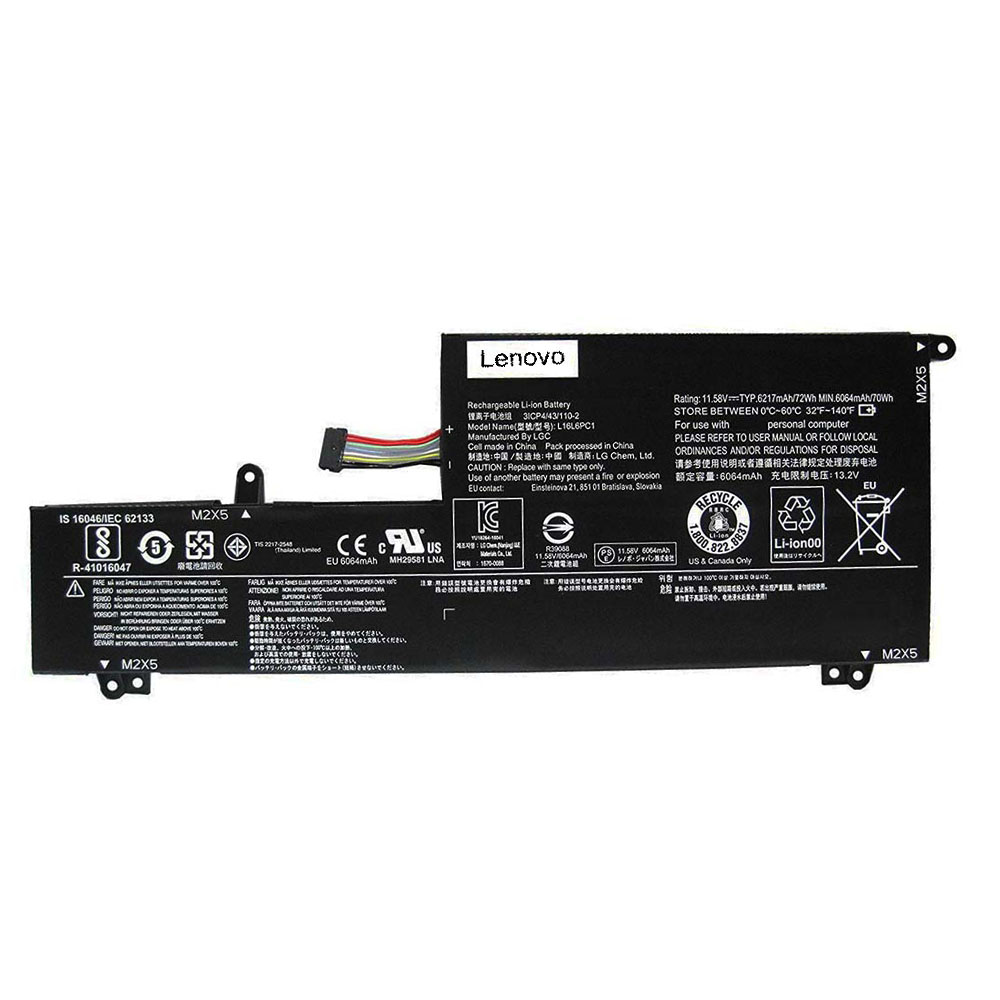 72Wh Lenovo L16M6PC1 Battery
