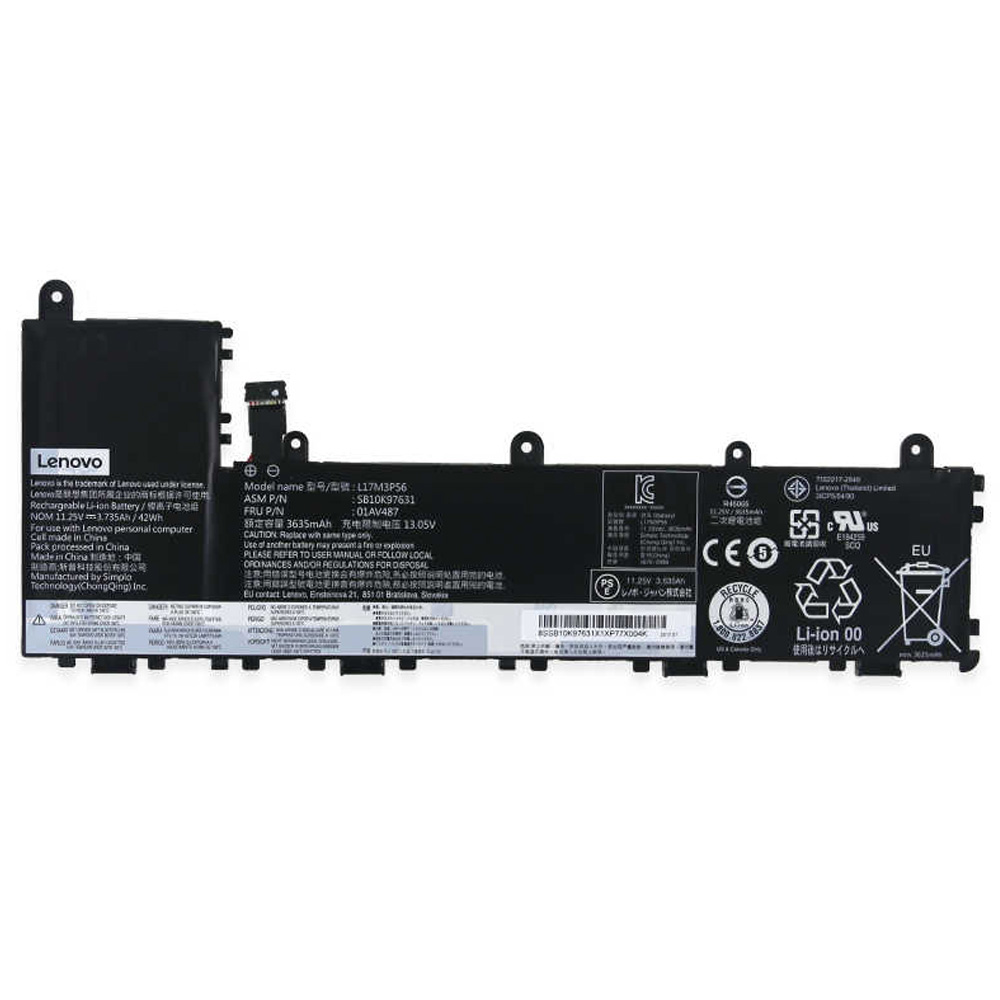 42Wh Lenovo L17L3P54 Battery