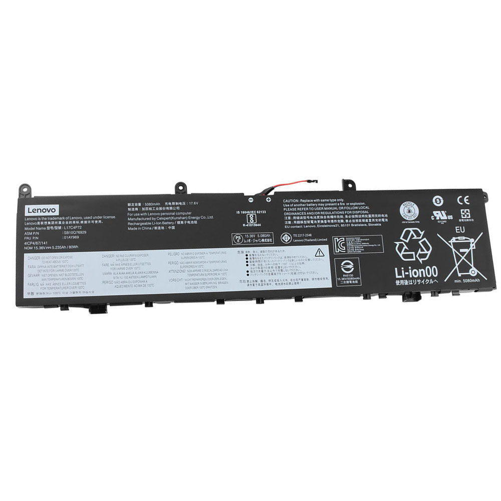 80Wh Lenovo L17M4P72 Battery