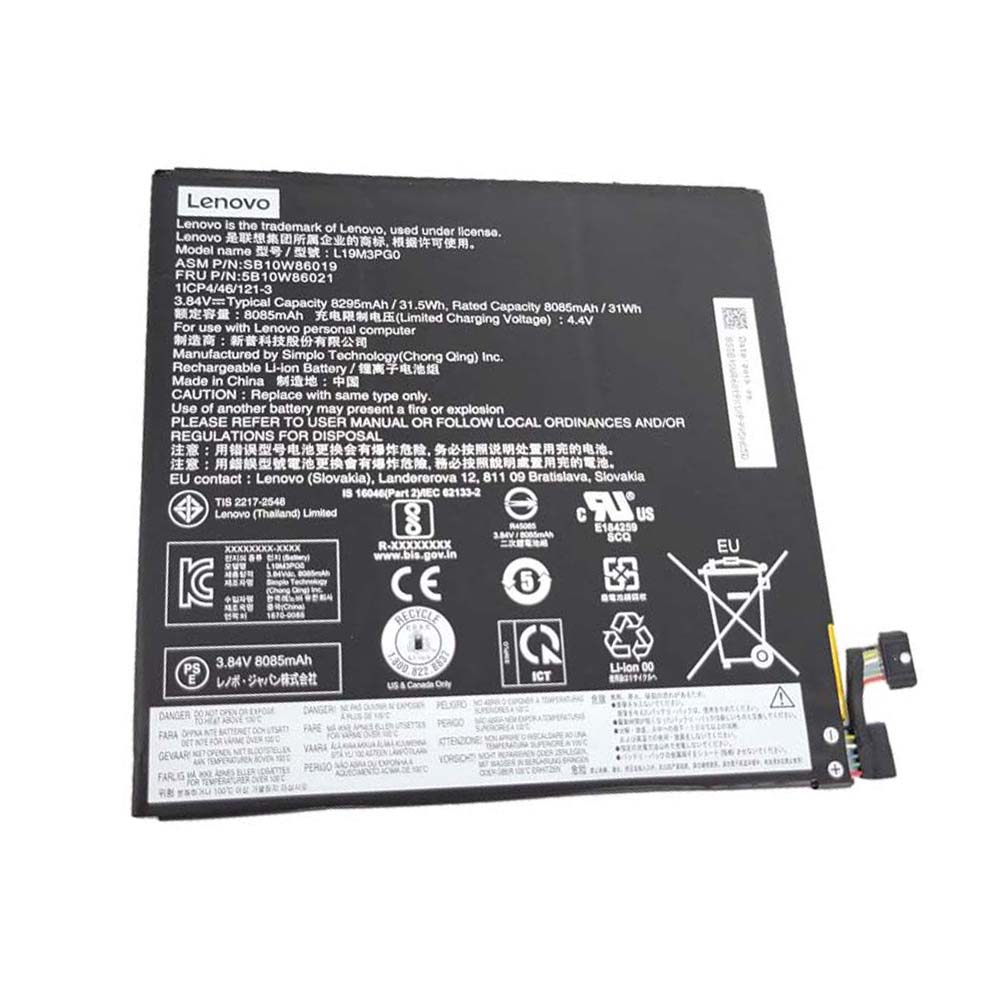 31.5Wh Lenovo L19M3PG0 Battery