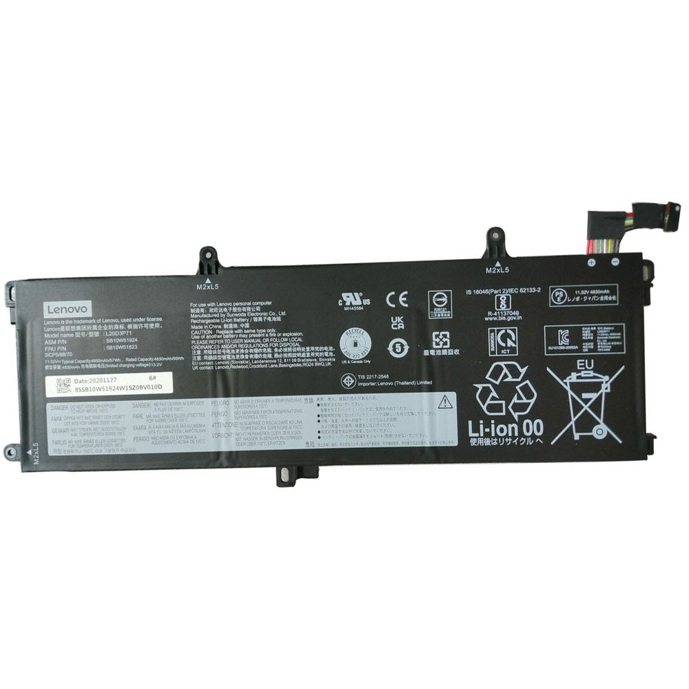 57Wh Lenovo L20D3P71 L18M3P71 Battery