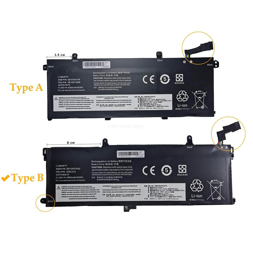 57Wh Lenovo L20D3P71 L18M3P71 Battery - Image 3