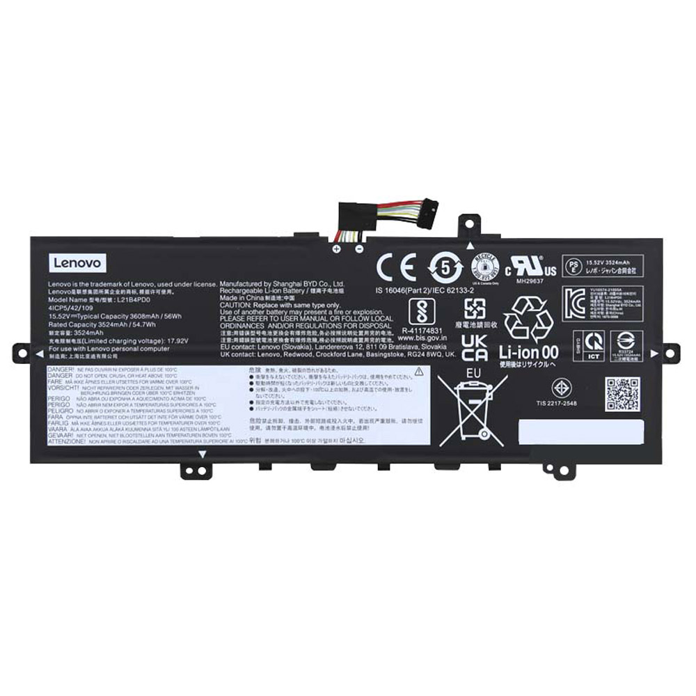 56Wh Lenovo L21B4PD0 Battery