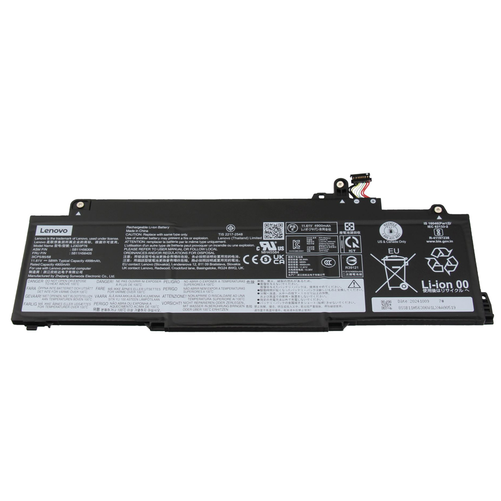 58Wh Lenovo L23C3P70 Battery - Image 2