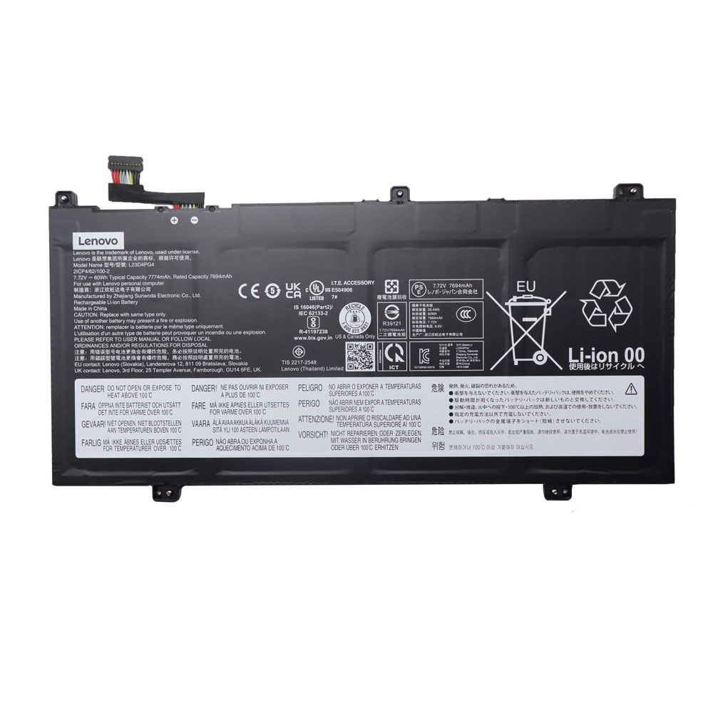 60Wh Lenovo L23D4PG4 Battery