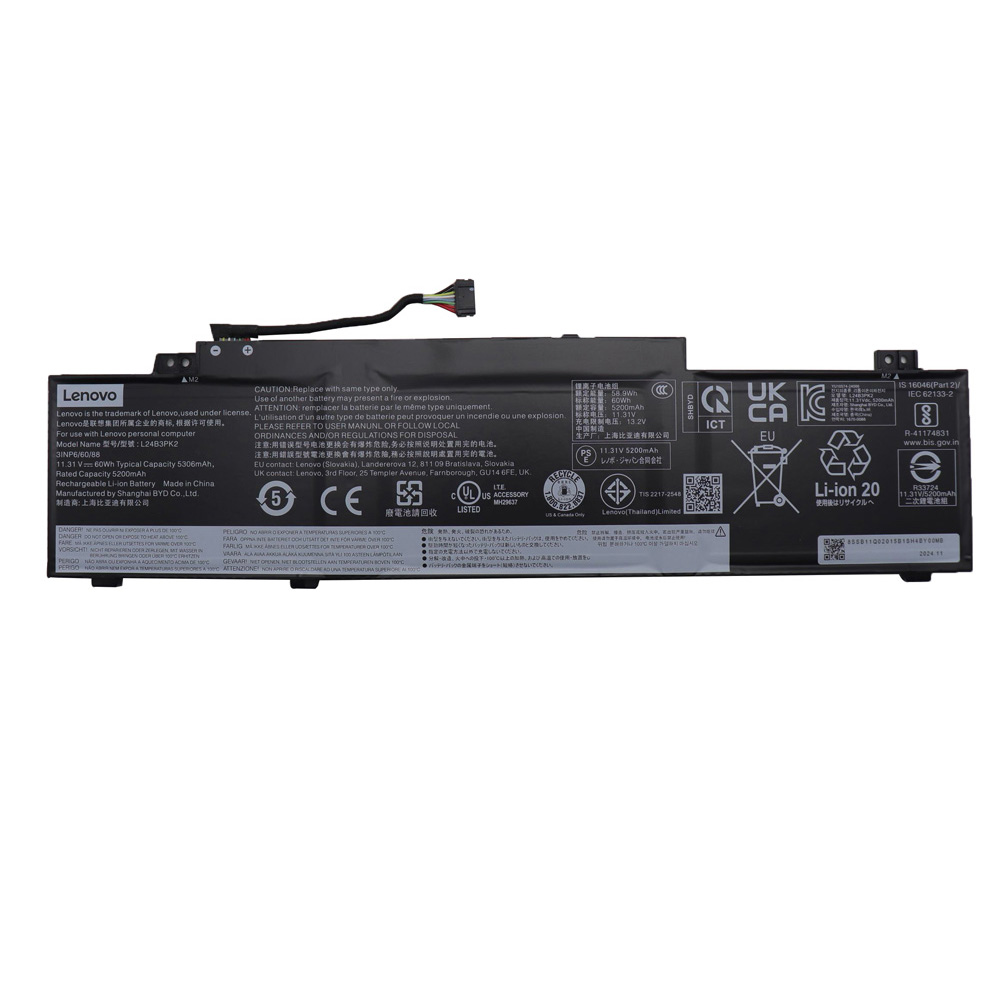 60Wh Lenovo L24B3PK2 Battery