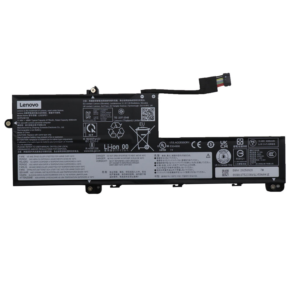 48Wh Lenovo L25N3PE1 Battery