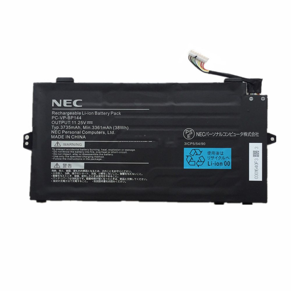 38Wh NEC PC-VP-BP144 Battery